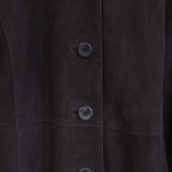 Eileen Fisher Jacket NEW Women Brown Goat Suede Coat medium petite PM - Picture 5 of 15